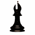 Make your own chess set Black Bishop photo sculptures