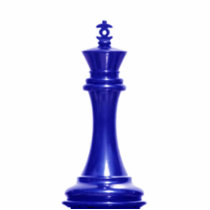 Make your own chess set Blue King