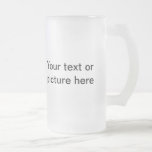 Make your own custom personalised Glass Coffee Mug