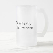Make your own custom personalised Glass Coffee Mug