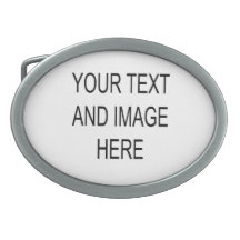 Make your own custom personalised oval belt buckle