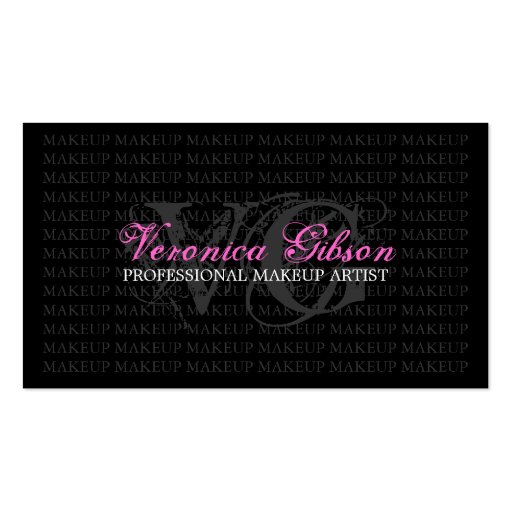 MAKEUP ARTIST BUSINESS CARD