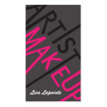 Makeup Artist Business Cards business cards