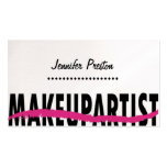 Makeup Artist Business Cards