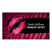Makeup Artist Business Cards