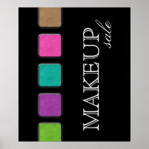 Makeup Artist Colourful Palette Retail Salon Poste