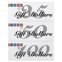 Makeup Artist Gift Certificates Palette Colourful