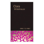 Makeup Artist Magenta Pink Business Card