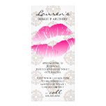Makeup Artist Marketing Cards Beauty Lips Pink rack cards