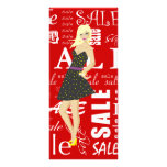 Makeup Artist Marketing Cards Sale Pretty Woman rack cards