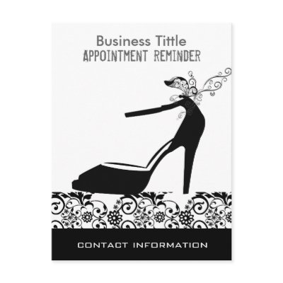 Makeup & Facial  Appointment Reminder Postcards by 911business
