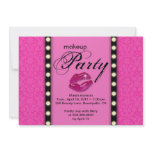 Makeup Party Invitation Advertisement