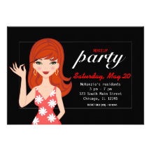 Makeup party invites