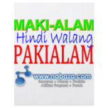 Maki-alam Hindi Walang Pakialam flyers