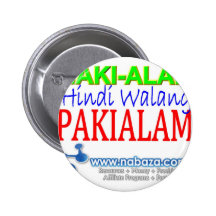 Maki-alam Hindi Walang Pakialam Pinback Buttons