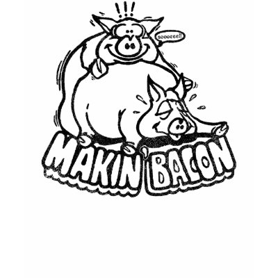 Makin' Bacon Tee Shirt by coolteeshirts