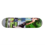 Making a New Friend in the Park Skate Board Deck