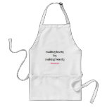 Making Beauty aprons