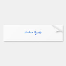 Makua Beach Hawaii Classic Design Bumper Stickers