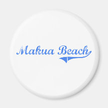 Makua Beach Hawaii Classic Design Fridge Magnet