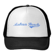 Makua Beach Hawaii Classic Design Mesh Hats