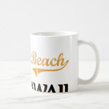 Makua Beach Hawaii Classic Mugs