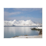 Makushin Mountains in Winter Gallery Wrapped Canvas