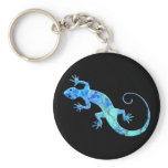 Malachite Gecko Dark Keychain