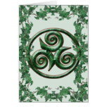 Malachite Ivy Triskel Cards