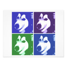Malamute Dog Invite