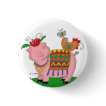 Malanky Pig Ukrainian Folk Art Buttons