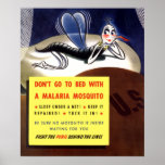 Malaria Mosquito posters