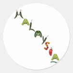 Malaysia Chilli Peppers Round Sticker