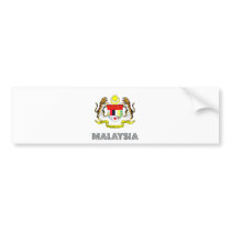 Malaysia Coat of Arms Bumper Stickers