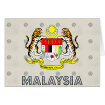 Malaysia Coat of Arms Cards