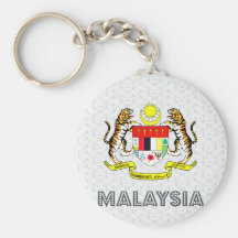 Malaysia Coat of Arms Keychain