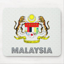 Malaysia Coat of Arms Mousemat