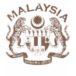 Malaysia Coat of Arms Vintage t-shirts