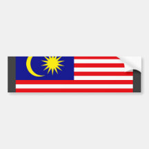 Malaysia Flag Bumper Sticker