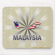 Malaysia Flag Map 2.0 Mouse Mat