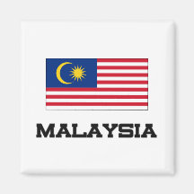 Malaysia Flag Refrigerator Magnet