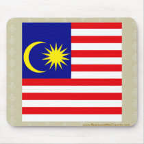 Malaysia High quality Flag Mouse Pad