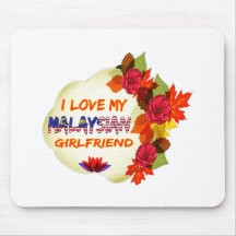 Malaysian Girlfriend designs Mouse Pad