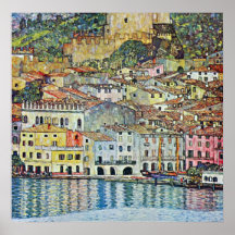 Malcena at the Gardasee by Gustav Klimt Print