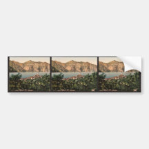 Malcesine, Garda, Lake of, Italy vintage Photochro Bumper Stickers