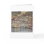 Malcesine On Lake Garda By Gustav Klimt Greeting Cards