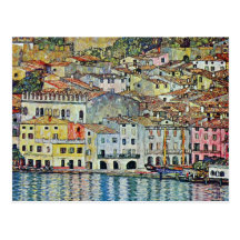 Malcesine on Lake Garda By Gustav Klimt Post Cards