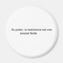 malchance refrigerator magnet