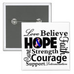 Male Breast Cancer Collage of Hope Pins