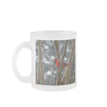 Male Cardinal Concentrating Coffee Mugs